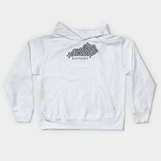 State of Kentucky Maze Kids Hoodie